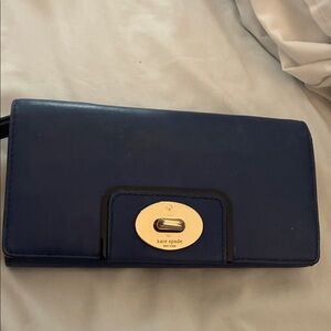 Kate Spade Navy Leather Wallet